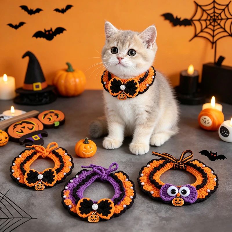 Crochet Halloween Collars