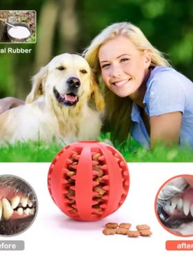 Dog Toy Ball Interactive Rubber Balls Puppy Chewing Toys Pet