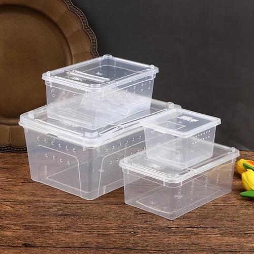 1PCS Reptile Tank Insect Spiders Tortoise Lizard Acrylic Tra