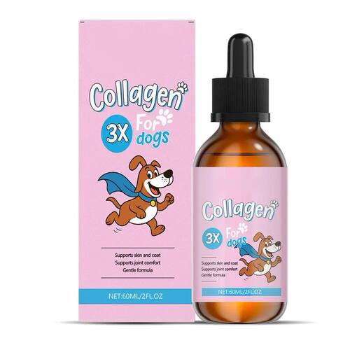 1/3/5-Piece Dog Collagen Drops Gentle Formula for Coat & Ski