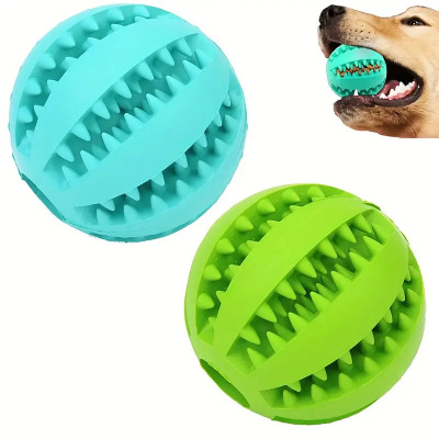 Pet Toy Tooth Cleaning Leakage Ball Bite-resistant Ball Larg