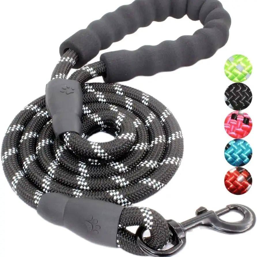 Dog leash, reflective at night, hand tight, suitable for lar