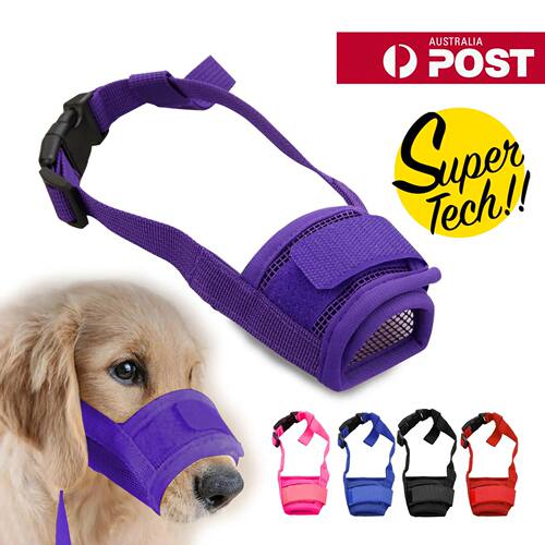Pet Dog Mask Mouth Stop Chewing For Pet Dog Mask Bark Bite M