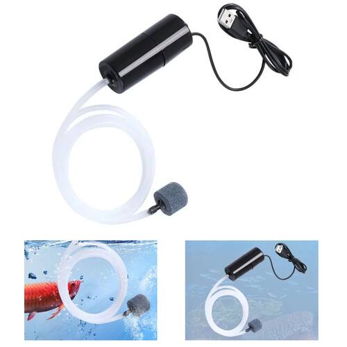 Aquarium Oxygen Air Pump USB Small Oxygenator for Fish Tank