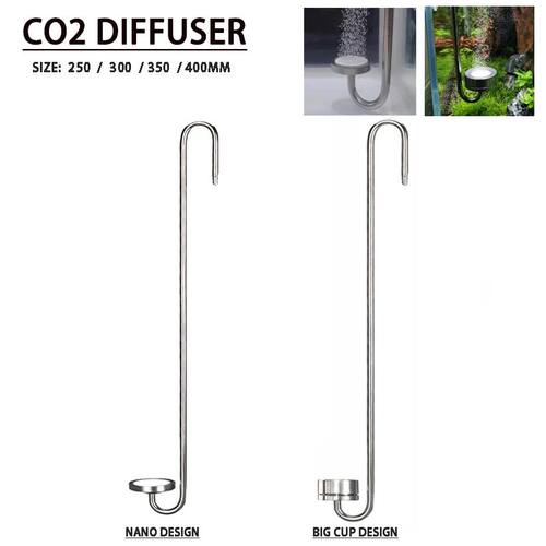 ZRDR Aquarium CO2 Diffuser Stainless Steel Material Atomizer