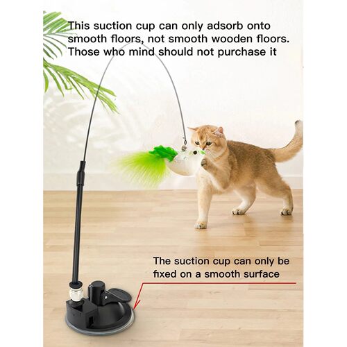 1pcs  Cat Interactive Toy Simulate Bird Interactive Sucker F