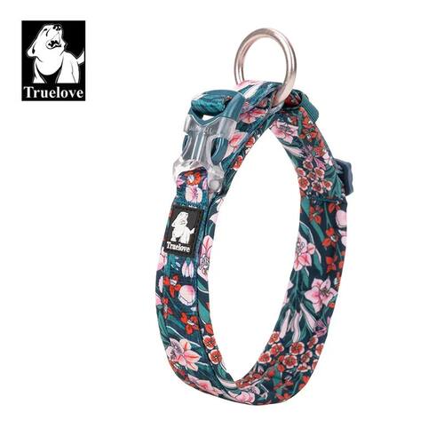 Truelove Floral Pet Collar Best Padded Comfort Cushion Camou