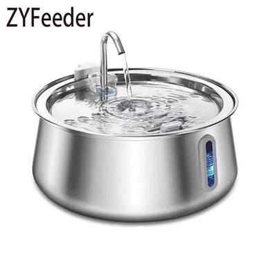 Cat Fountain Stainless Steel Pet Water Feeder 4L Large Capac