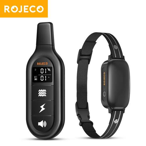 ROJECO Electric Dog Training Collar Digital Rechargeable Rem