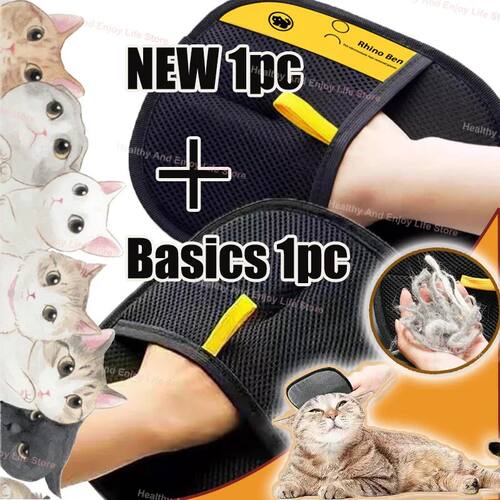 Pet Hair Cleaning And Collection Gloves Pet Double-sided Mul