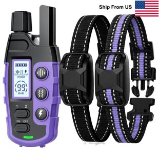 3300Ft Electric Dog Training Collar Remote Control Waterproo