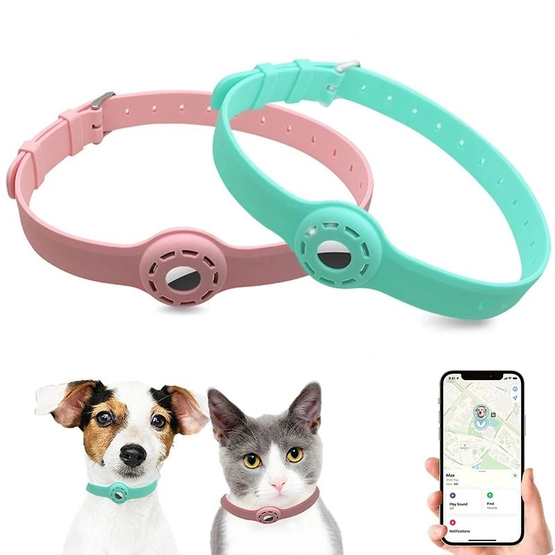 New Silicone Anti-Lost Pet Cat Collar For The Apple Airtag P