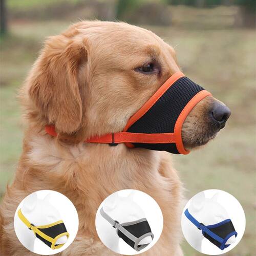 Dog Muzzle Anti Barking Pet Anti-Bite Puppy Breathable Soft