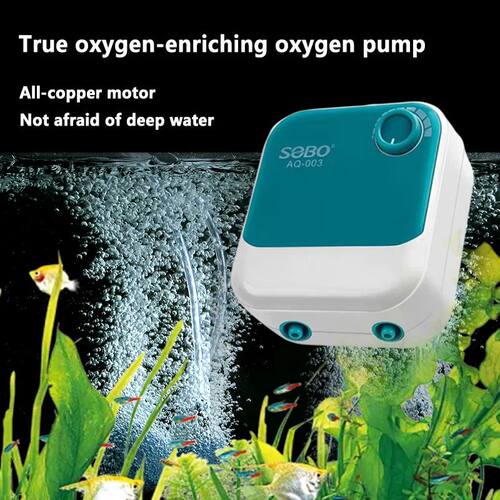 Aquarium Oxygen Air Pump Fish Tank Adjustable Air Volume Hig