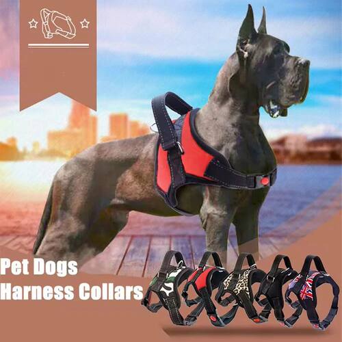 Dog Harness Pet Large Dog Walk Out Harness Vest Collar for S