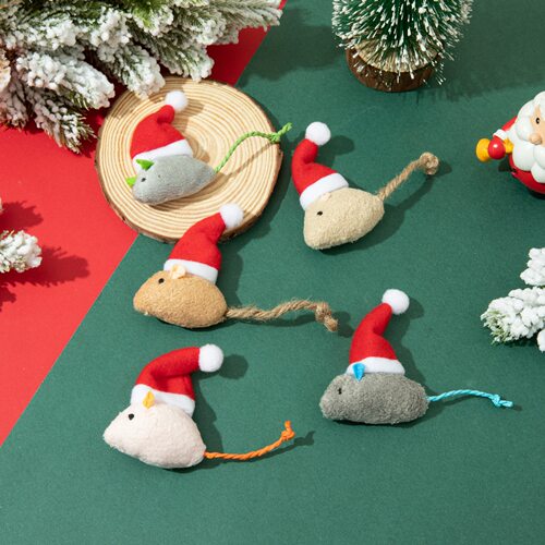 Christmas Pet Supplies Catnip with Catgrass Refreshing Toy