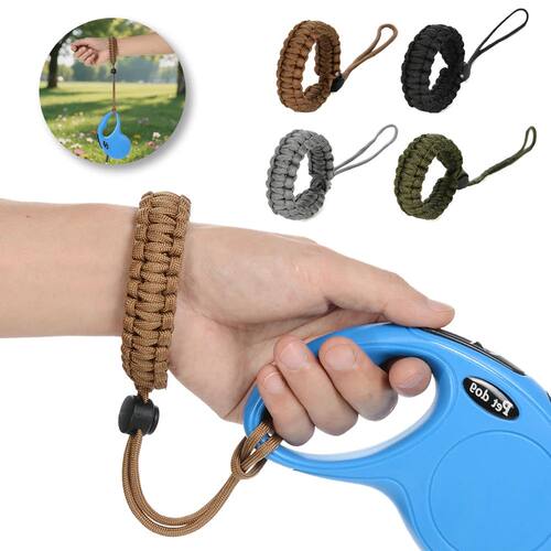 Hand Free Dog Leash Anti-Fall Wrist Strap Wristband For Retr