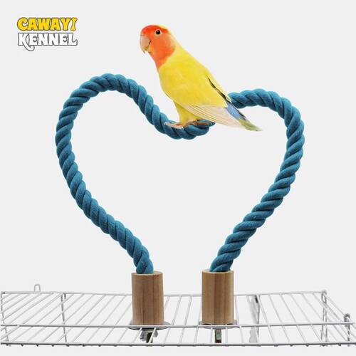 Parrot Training Toy Cage Cotton Rope Toy Paw Grinding Bendab