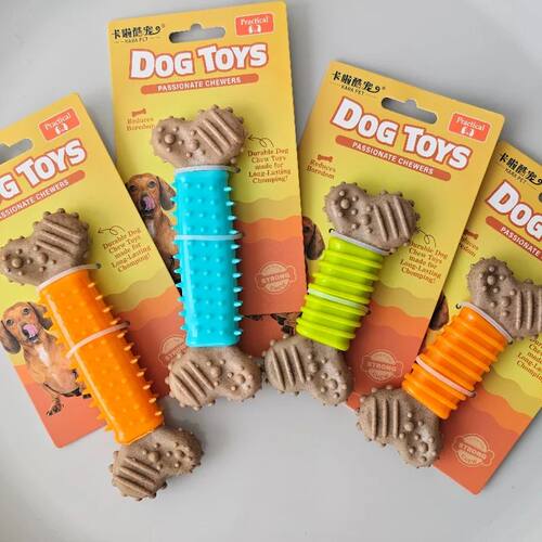 Dog Chew Toy Durable Bite-resistant Toy Bone-shaped Universa