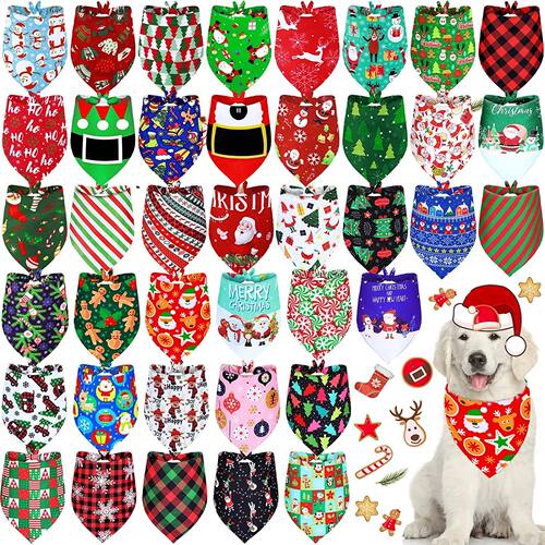 30 Pack Christmas Dog Bandana Fall Thanksgiving Pets Scarf T