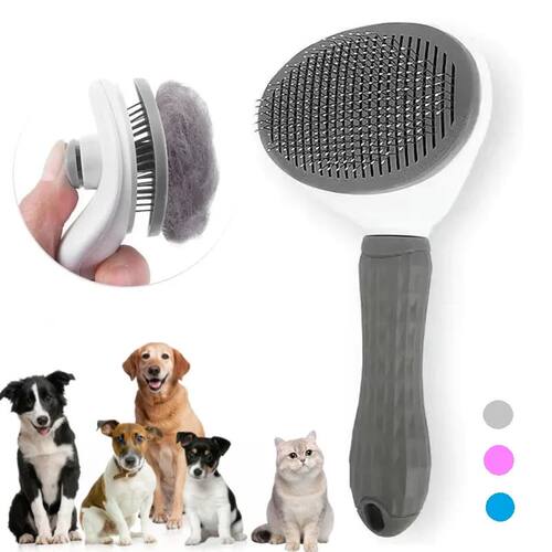 Self-cleaning Pet Hair Remove Comb Cat Slicker Brush Pet Hai
