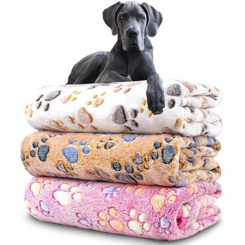 Dog Blankets Cat Soft Fluffy Fleece Pet Blanket Warm Cute Pr