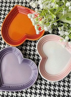 Ceramic Cat Bowl Extra Heart-Shaped Wide Anti Vomiting Stres