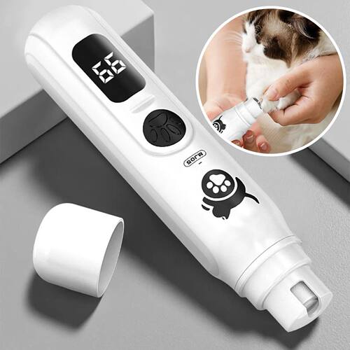 Pet Nail Grinder Electric Nail Trimmer Nail Clippers 3 Speed