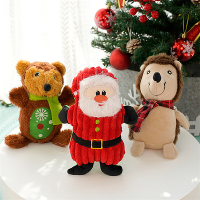 Christmas Plush Toys Sound Resistant Grinding Teeth Relief D