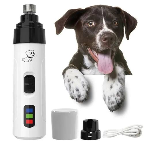 Rechargeable Pet Nail Grinder for Dogs Cats Painless Electri