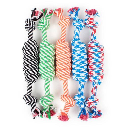 1 Pcs 27CM Dog Toys Funny Cotton Rope Toys For Small Puppy D
