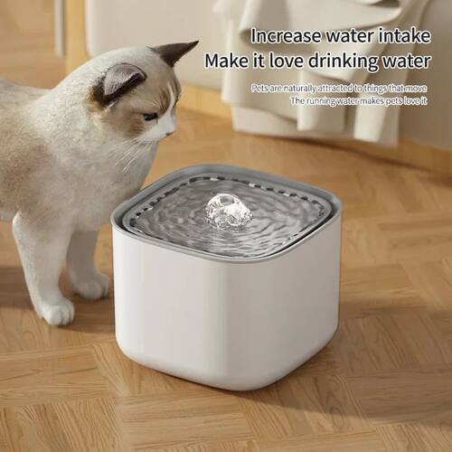 3L Cat Water Fountain Auto ERecirculate Filter Large Capacit