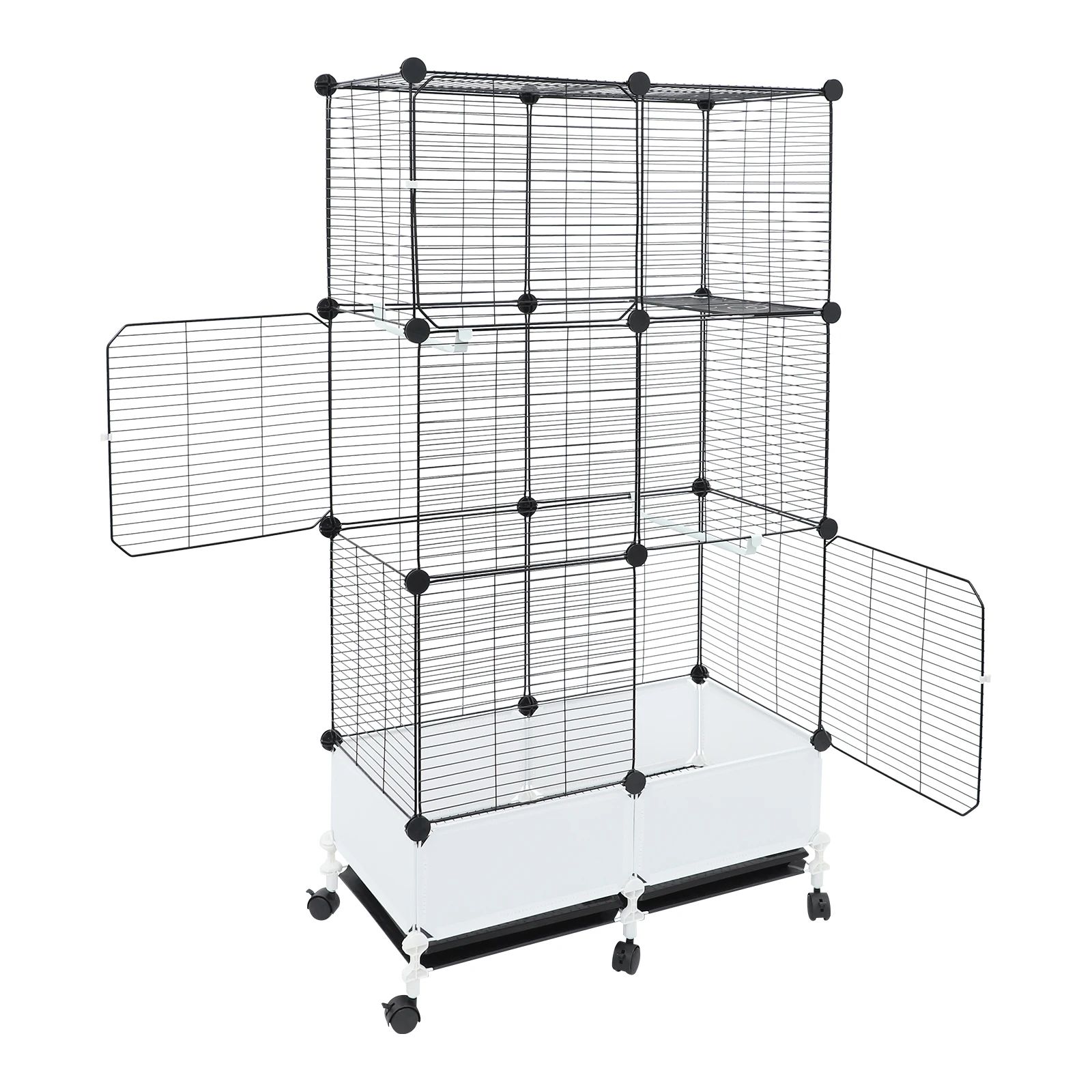 Large Parrot Cage, Standing Bird Cage 29x14x55 Inch, Spaciou图片
