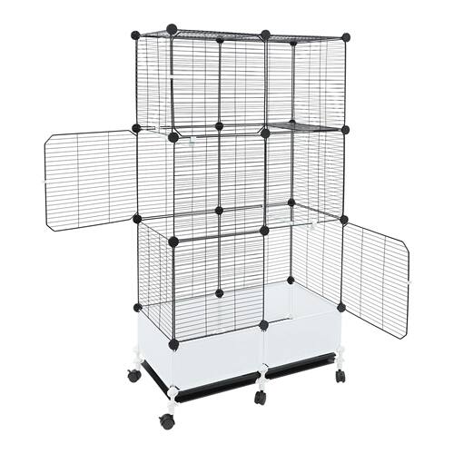 Large Parrot Cage, Standing Bird Cage 29x14x55 Inch, Spaciou
