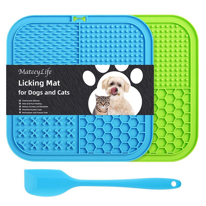 Dog Slow Feeders Mats Lick Mat Boredom Anxiety Reduction Per