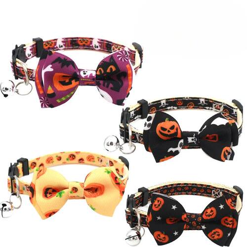 Puppy Kitten Necklace Safety Buckle Strap Chihuahua Bow Tie