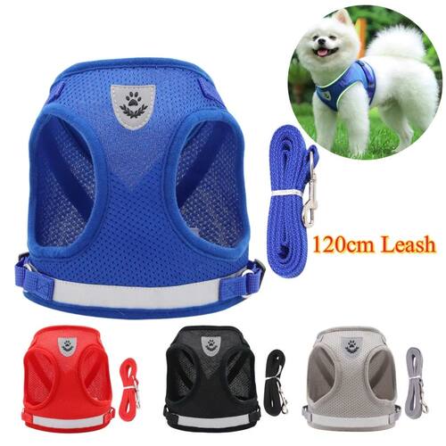 Pet Dog Cat Harness and Leash Set Harness for Dogs Cats Vest