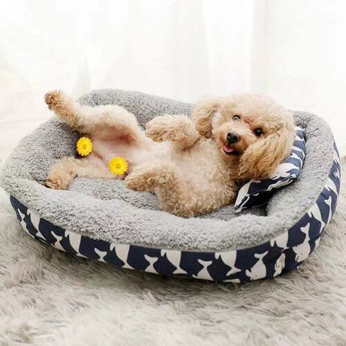 Warm Winter Pets Dog Bed Dog Kneel Cat Mats House Cushion La
