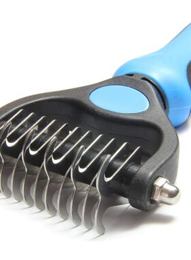 1Pcs Pet Knotting Comb Stainless Steel Double Sided Dog Comb