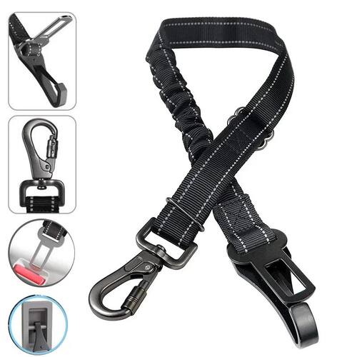 Pet Dog Car Seat Belt  Safety Leash Vehicle Belts Reflective