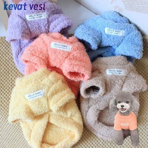 Winter Dog Sweater Warm Plush Dog Clothes for Small Medium D
