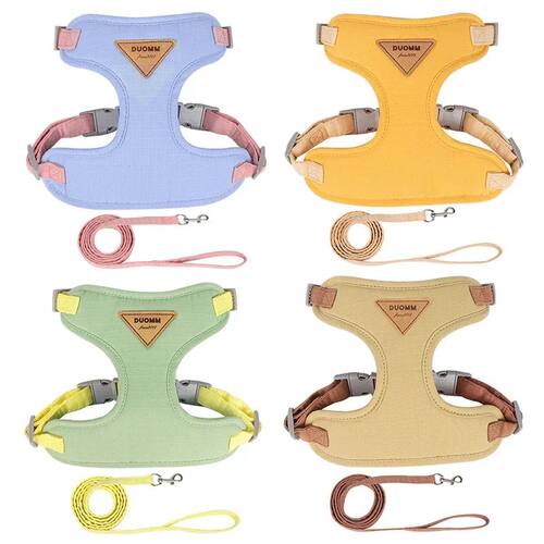 Cat Harness Leash Set Puppy Harness Vest Escape Proof Kitten