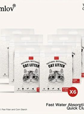 33lbs Sumlov Tofu Cat Litter, Natural Botanical, Dust-Free,
