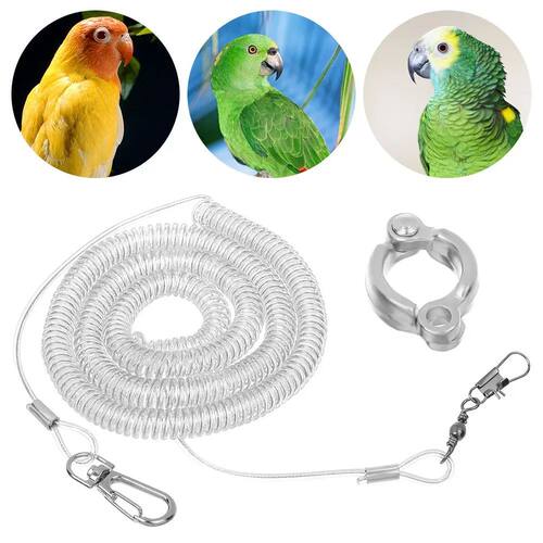 Parrot Bird Flying Training Leash Ultra-light Flexible Rope