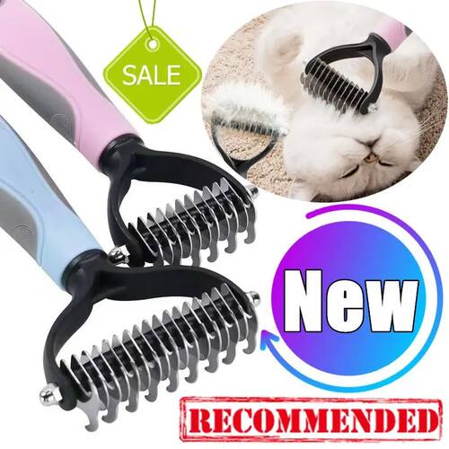 New Professional Pet Cat Hair Removal Comb Brush Dog Groomin