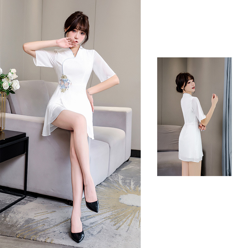 7359连衣裙美容院高级感美容师spa技师工作服女气质套装养生馆足