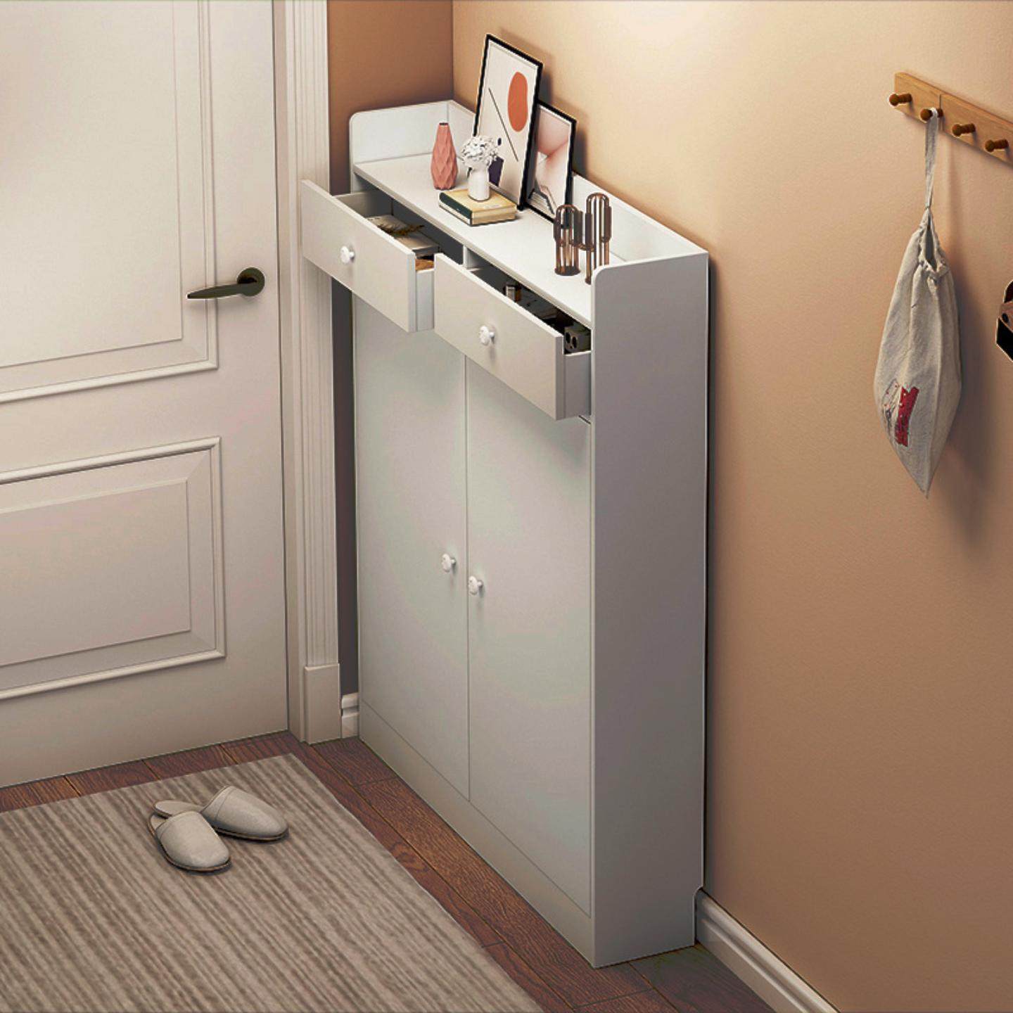 墙边薄柜20公分鞋柜cm家用门口大容量阳台窄柜子收纳储物柜鞋架,住宅家具,鞋柜,淘宝优惠券,粉丝福利购,淘宝优惠卷