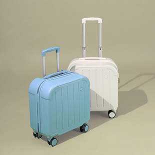 登机静音万向轮皮箱儿童旅行 手提小拉杆箱小型行李箱轻便18寸密码