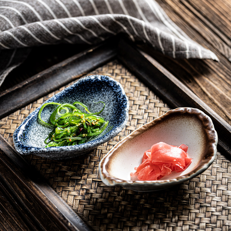 日式调味碟个性料理创意陶瓷釉下彩凉菜盘小菜碟生蚝碟烤肉蘸料碟,餐饮具,碟,淘宝优惠券,粉丝福利购,淘宝优惠卷