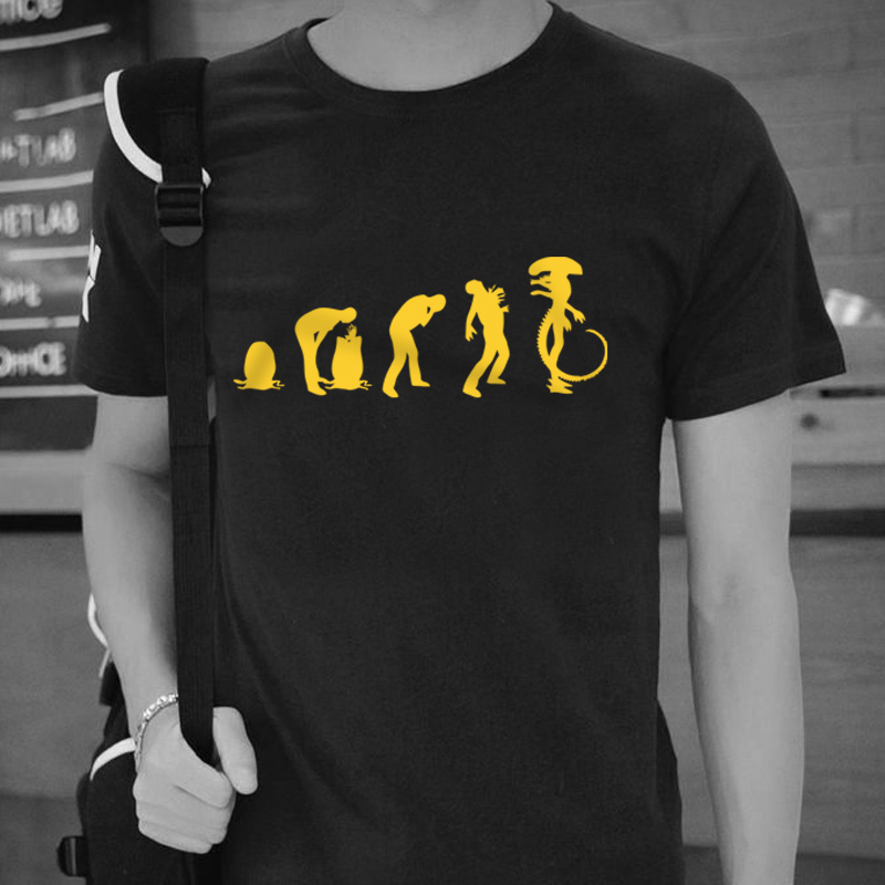 普罗米修斯短袖T恤夏季异形进化论衣服潮牌2022新款情侣纯棉体恤